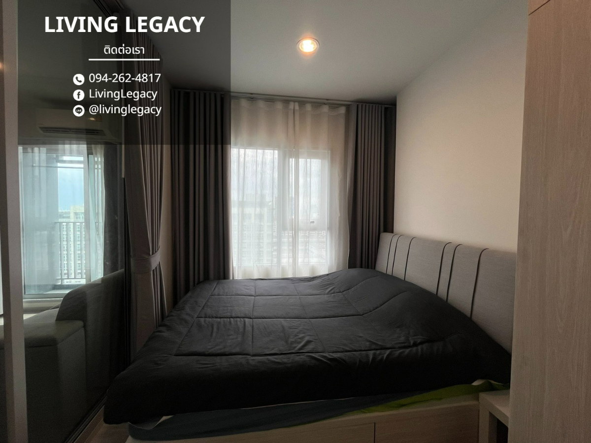 รูป TIVRNO เช่าด่วน คอนโด Niche Mono Ramkhamhaeng 28.6 ตร.ม. | ชั้น 12 | 1 นอน 1 น้ำ | 13,000 บาท/เดือน | LINE: @livinglegacy - รูปที่ 4/10