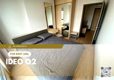คอนโดให้เช่า : ให้เช่า 📍 IDEO O2 📍 ใกล้ BTS บางนา เฟอร์นิเจอร์ และ เครื่องใช้ไฟฟ้าครบ 