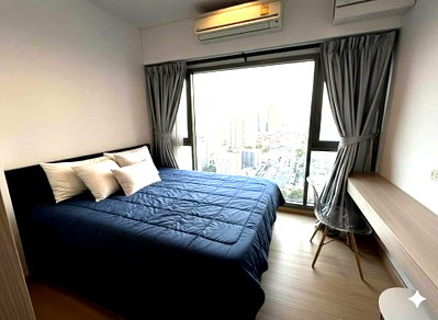 คอนโดให้เช่า : 🏷️ P-9756 | Whizdom Connect Sukhumvit | 1 นอน 30 ตร.ม. ชั้นสูง | BTS ปุณณวิถี 435 ม.