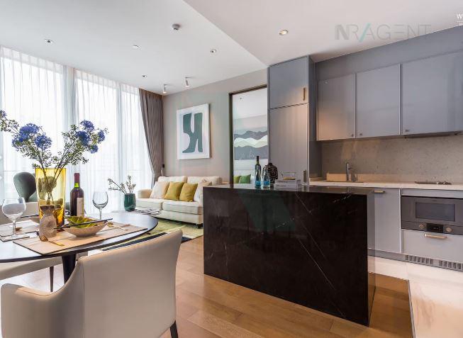 รูป ให้เช่าคอนโด คราม สุขุมวิท 26 อาคาร 1 ชั้น 39 1 ห้องนอน ขนาด 44 ตรม ใกล้ EmQuartier - รูปที่ 7/8