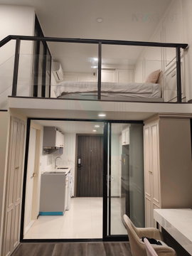🎊 ให้เช่าคอนโด ไนท์บริดจ์ สเปซ พระราม 9 อาคาร 1 ชั้น 24 Duplex ขนาด 40 ตรม ใกล้ Central พระราม 9