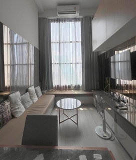รูปภาพ 🔺 For Rent Condo KNIGHTSBRIDGE PRIME SATHORN Building 1, Floor 41,Duplex, Room size 44.00 sqm