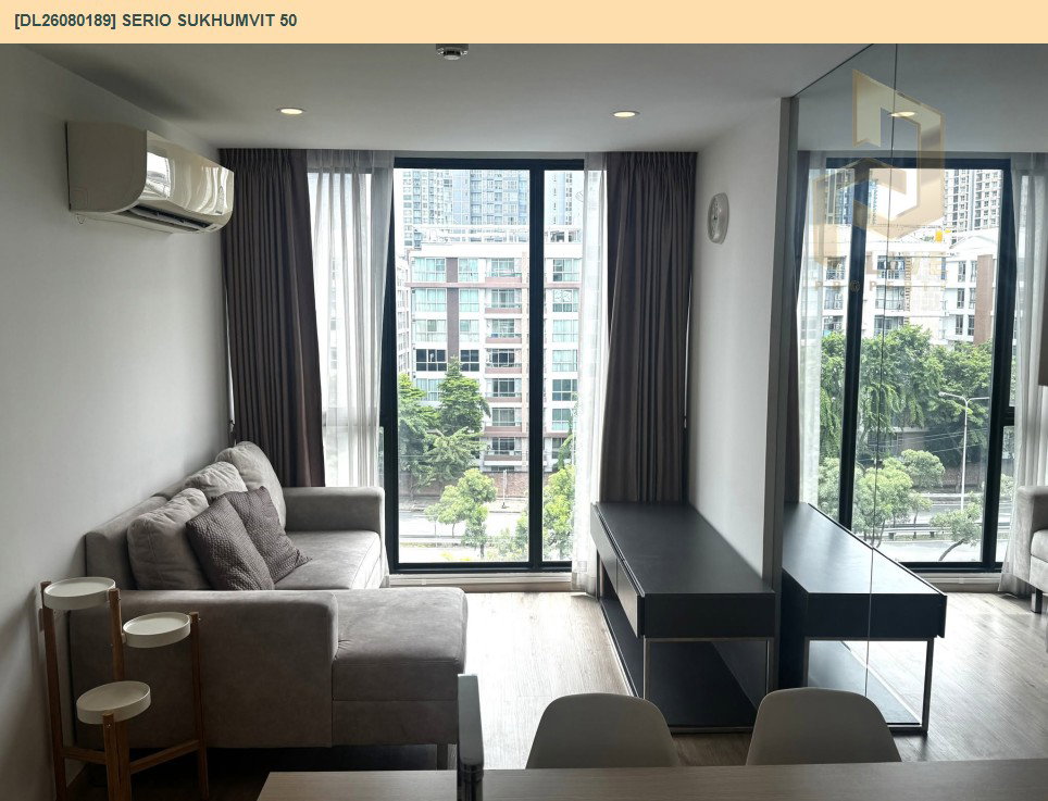 รูป DL26080189 ให้เช่าคอนโด เซอริโอ้ สุขุมวิท 50 (Serio Sukhumvit 50 ) ใกล้ BTS อ่อนนุช พร้อมเข้าอยู่ โทรด่วน 0653619502 LineID @952jdxxk - รูปที่ 2/6