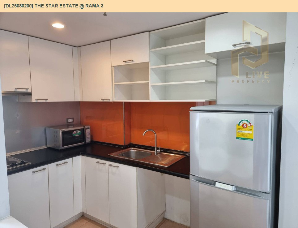 รูป DL26080200 ให้เช่าคอนโด เดอะ สตาร์ เอสเตท แอท พระราม 3 (The Star Estate @ Rama 3) ใกล้ BRT วัดปริวาส พร้อมเข้าอยู่ โทรด่วน 0653619502 LineID @952jdxxk - รูปที่ 8/12