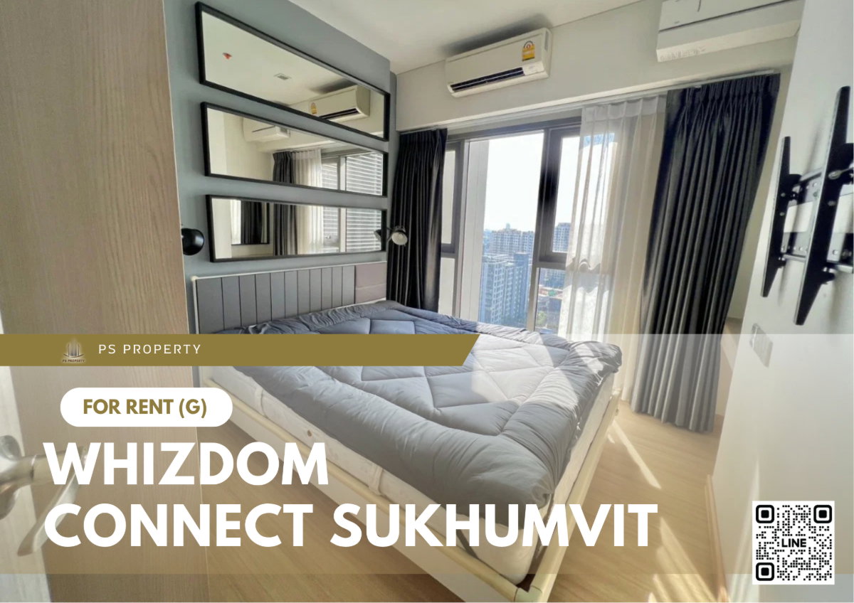 รูป ให้เช่า ✨ Whizdom Connect Sukhumvit ✨ เฟอร์นิเจอร์ เครื่องใช้ไฟฟ้า ใกล้ BTS ปุณณวิถี - รูปที่ 1/13