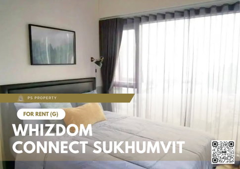 For rent ✨ Whizdom Connect Sukhumvit ✨ beautifully decorated, fully furnished. Electrical appliances near BTS Punnawithi
