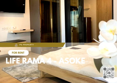Condos for rent : For rent 🔥 Life Rama 4 - Asoke 🔥 Fully furnished and equipped, near MRT Queen Sirikit National Convention Center
