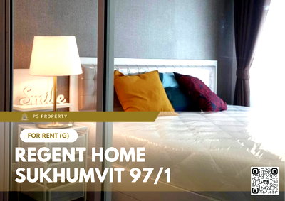 คอนโดให้เช่า : ให้เช่า ✨ Regent Home Sukhumvit 97/1 ✨ เฟอร์นิเจอร์ และ เครื่องใช้ไฟฟ้าครบ ใกล้ BTS ปุณณวิถี