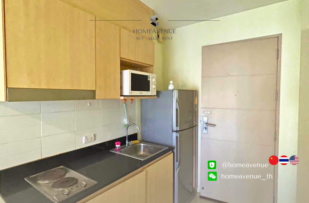 รูป ✨ 1Bed 🚇 ใกล้MRT ห้วยขวาง🌏TM30 Service📲 Line: @homeavenue ⭐HA-19 - รูปที่ 3/5