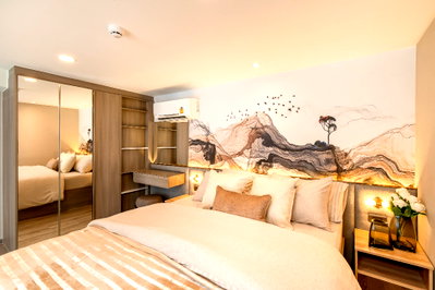 คอนโดให้เช่า : T1120669 ให้เช่า คอนโด Knightsbridge Kaset Society ขนาด 36 ตร.ม ชั้น 18