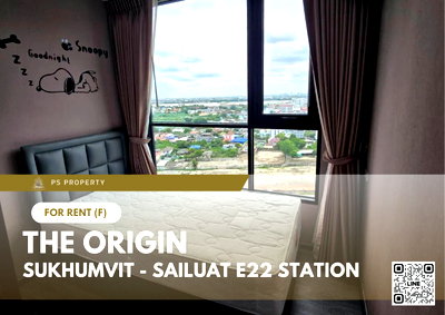 Condos for rent : For rent ✨ THE ORIGIN E22 ✨ near BTS Sai Luat, complete with furniture and appliances