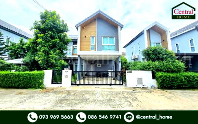 บ้านเดี่ยว ปทุมธานี : บ้านเดี่ยว บ้านฟ้าปิยรมย์ นอร์เดิร์น เฟส 16 ลำลูกกา คลอง 6 ถูกสุดในโครงการ