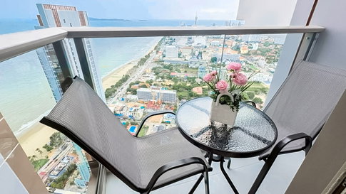1 Bedroom Sea View Condo for Rent Copacabana Beach Jomtien