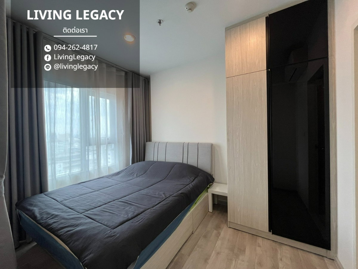 รูป TIVRNO เช่าด่วน คอนโด Niche Mono Ramkhamhaeng 28.6 ตร.ม. | ชั้น 12 | 1 นอน 1 น้ำ | 13,000 บาท/เดือน | LINE: @livinglegacy - รูปที่ 3/10