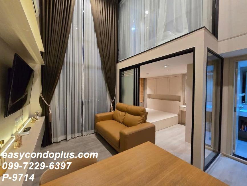 รูป 🏷 P-9714 | IDEO Charan 70 - Riverview : คอนโด Duplex เพดานสูง แต่งบิวต์อินครบ ใกล้ MRT บางพลัด 25,000 บ. | Line ID: @easycondoplus | 099-229-6397 - รูปที่ 2/18