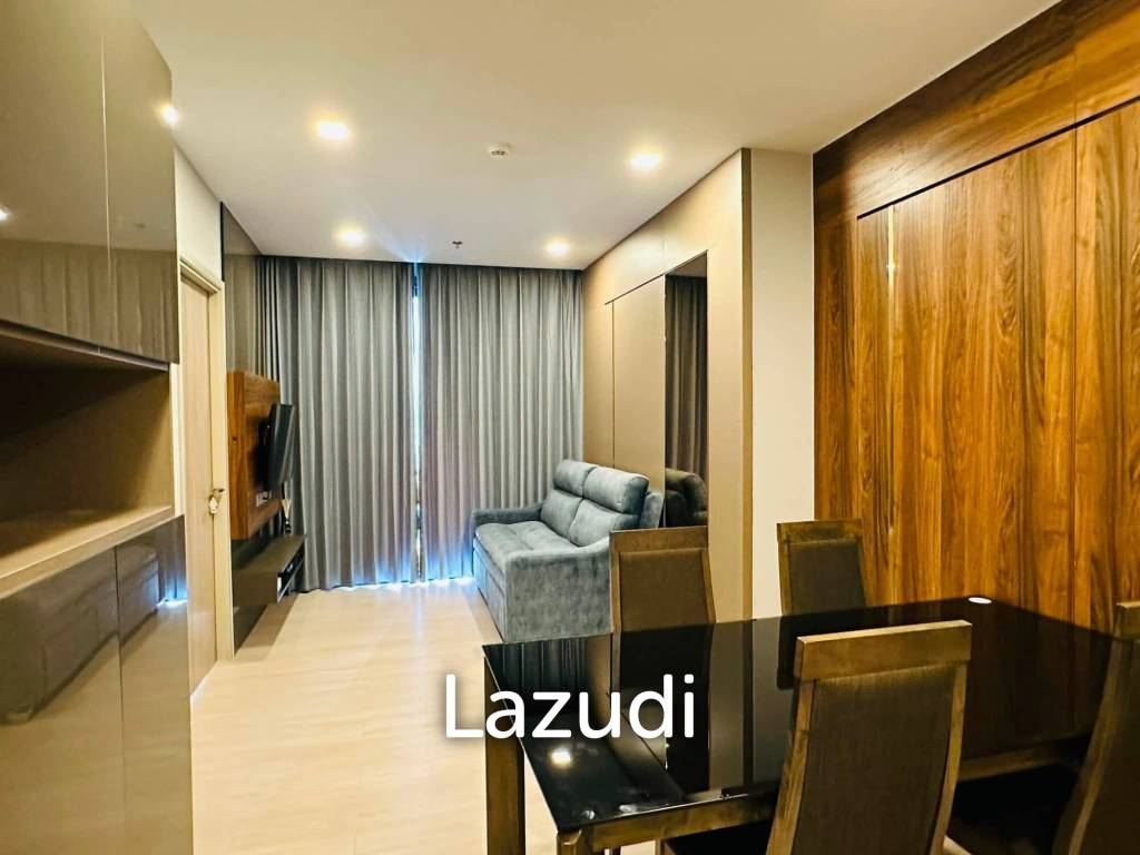 รูป 42.5 sqm high-floor 1-bedroom condo at One 9 Five Asoke - Rama 9 Huai Khwang - รูปที่ 1/10