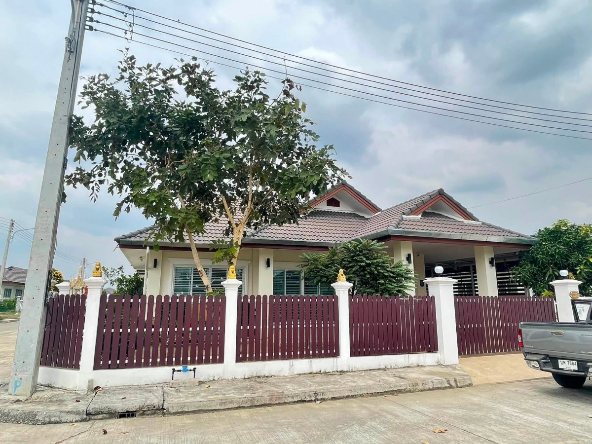 รูป 🏡 ขายด่วน! บ้านเดี่ยว โครงการสมหวัง สันกำแพง ฟรีโอน 2.3 ลบ. 📞 063-664-9056 - รูปที่ 1/16