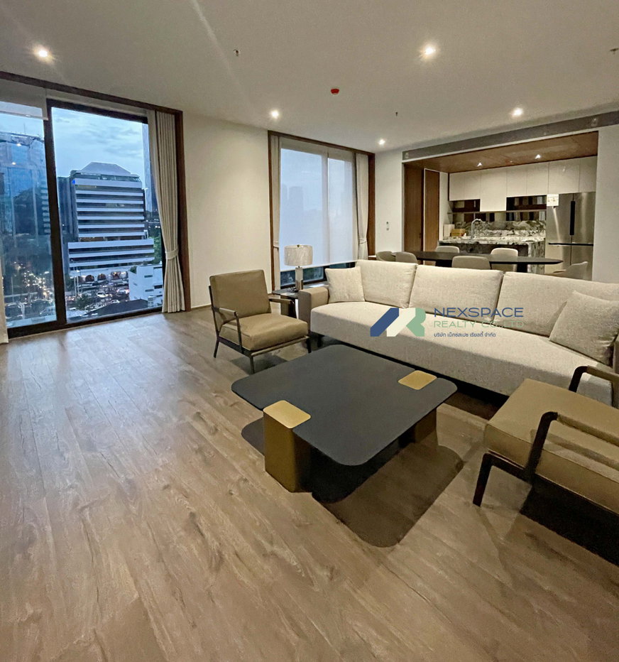 รูป Sky Villa Layout 2ห้องนอน Romm convent ให้เช่าคอนโดใหม่ที่สุดในสีลม Nexspace Realty - รูปที่ 3/22
