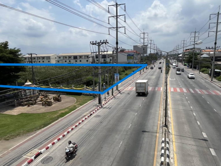 รูป ขายที่ดินแปลงใหญ่ ทำเลศักยภาพสูง ใจกลางบางบัวทอง 23 ไร่ ติดถนนใหญ่! (N.2263) - รูปที่ 7/8