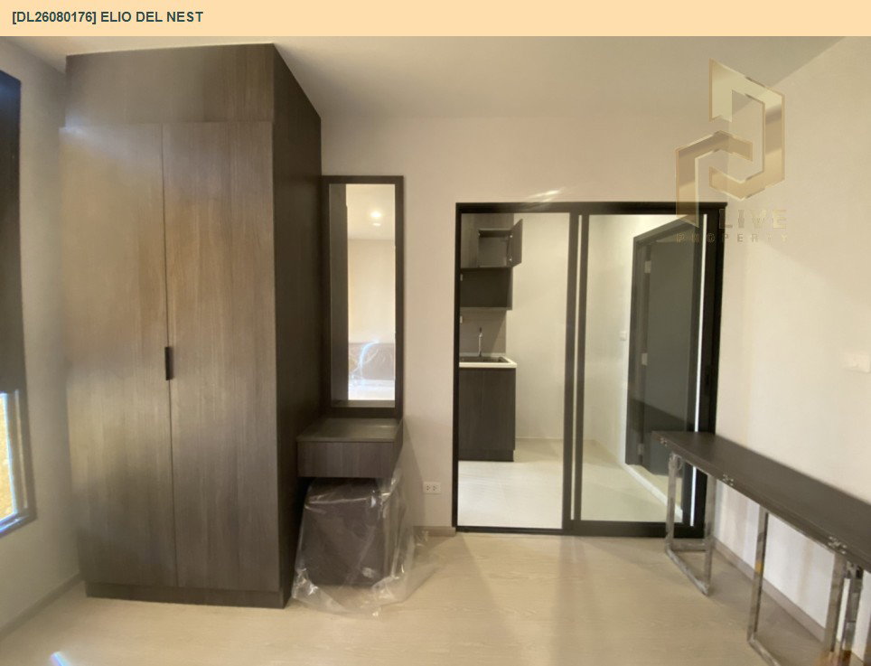 รูป DL26080176 ให้เช่าคอนโด เอลลิโอ เดล เนสท์ (Elio Del Nest) ใกล้ BTS อุดมสุข พร้อมเข้าอยู่ โทรด่วน 0653619502 LineID @952jdxxk - รูปที่ 9/10