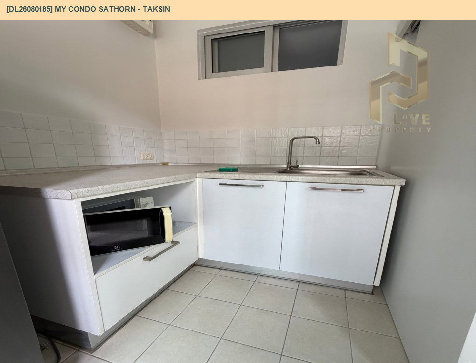 รูป DL26080185 ให้เช่าคอนโด มาย คอนโด สาทร - ตากสิน (My Condo Sathorn - Taksin) ใกล้ BTS วงเวียนใหญ่ พร้อมเข้าอยู่ โทรด่วน 0638692663 LineID @952jdxxk - รูปที่ 8/8