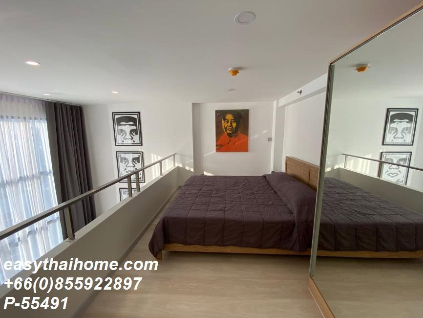 รูป P-55491 ให้เช่า ไนท์ บริดจ์ ไพร์ม สาทร  แบบ Duplex  | เฟอร์นิเจอร์ครบ | ใกล้ BTS ช่องนนทรี | พร้อมเข้าอยู่ 📞 Line ID: @easythaihome | 085-592-2897 - รูปที่ 10/12