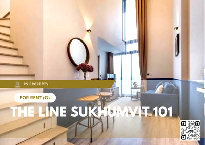 คอนโดให้เช่า : ให้เช่า ✨ THE LINE Sukhumvit 101 ✨ เฟอร์นิเจอร์ และ เครื่องใช้ไฟฟ้าครบ ใกล้ BTS ปุณณวิถี