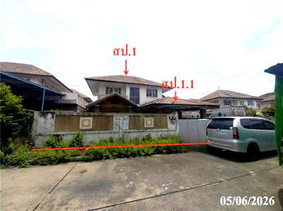 บ้านเดี่ยว โลตัส นอร์ธ ราชพฤกษ์ : บ้านเดี่ยว 65.4 ตร.วา บัวทองธานี พาร์ค วิลล์ 1-2 บางบัวทอง นนทบุรี 3.2M