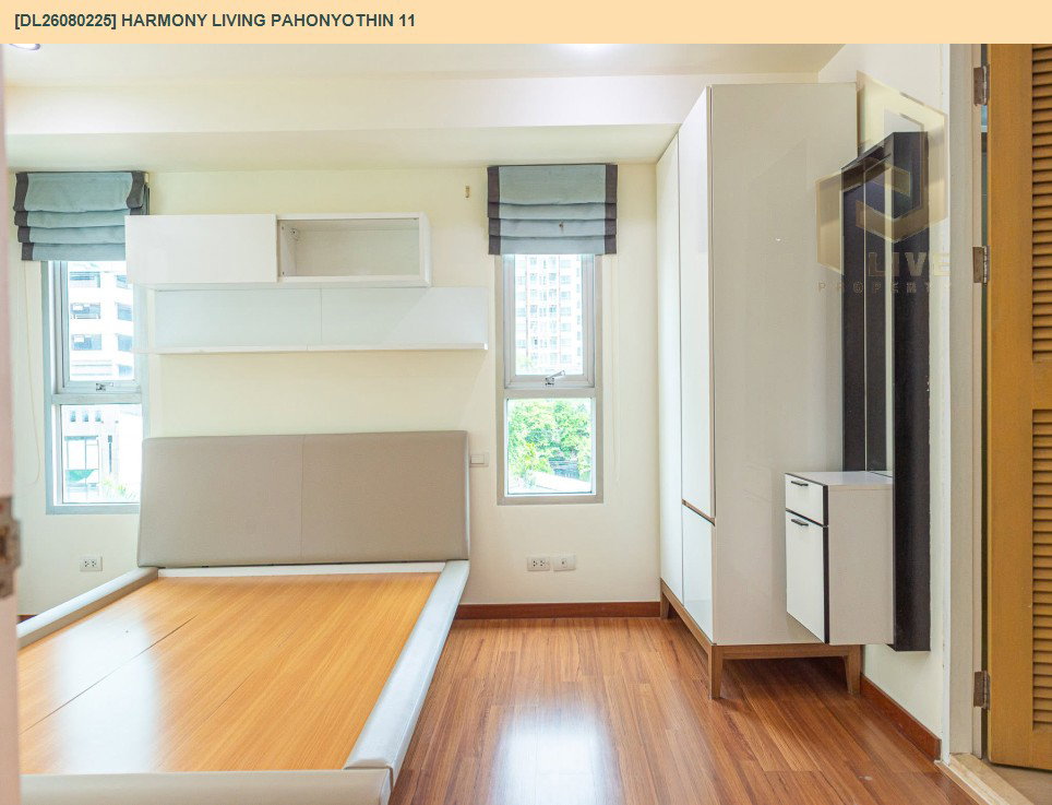 รูป DL26080225 ให้เช่าคอนโด ฮาร์โมนี ลิฟวิ่ง พหลโยธิน 11 (Harmony Living Pahonyothin 11) ใกล้ - พร้อมเข้าอยู่ โทรด่วน 0653619502 LineID @952jdxxk - รูปที่ 11/14