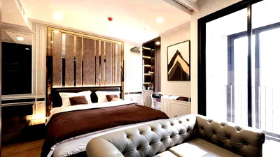 Condos for rent : 🏙️ Ashton Chula | 🚇 180m from MRT Sam Yan | 32,500 Baht | Viewings available daily unit is ready to move in.