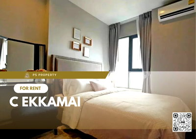 คอนโดให้เช่า : 📣 ให้เช่า ✨C Ekkamai✨ ห้องสวย วิวเมือง ตกแต่งบ้วอิน เฟอร์นิเจอร์และเครื่องใช้ไฟฟ้าครบ 🚆ใกล้ BTS เอกมัย 