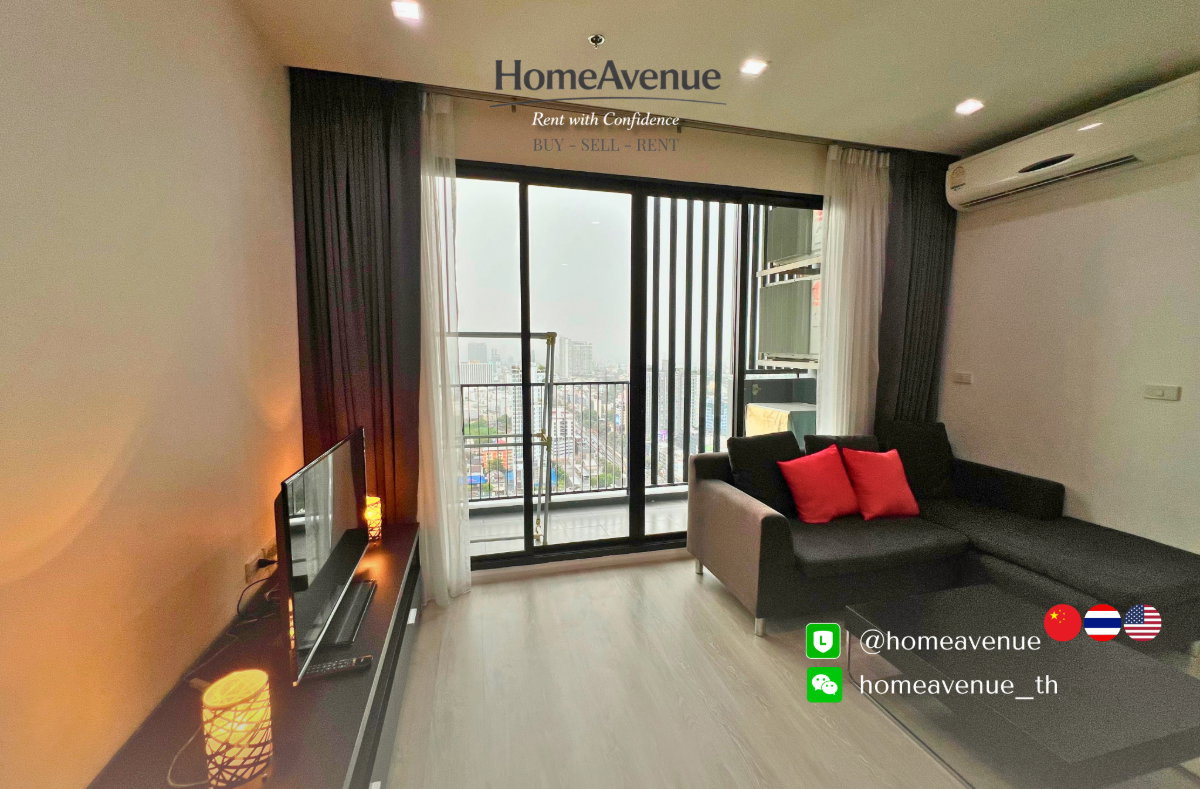 รูป ✨ 1Bed 🚇 ใกล้MRT สุทธิสาร🌏TM30 Service📲 Line: @homeavenue ⭐HA-2058 - รูปที่ 3/9