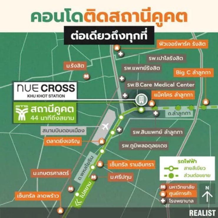 รูป ‼️ให้เช่าคอนโด 2 ห้องนอน‼️ N͟u͟e͟ ͟C͟ro͟ss ͟K͟h͟u͟k͟h͟o͟t͟ ͟S͟t͟a͟t͟i͟o͟n͟ - รูปที่ 9/15