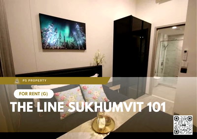 Condos for rent : For rent 📍 THE LINE Sukhumvit 101 📍 Complete furniture and electrical appliances, near BTS Punnawithi.