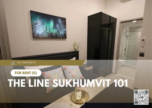 For rent 📍 THE LINE Sukhumvit 101 📍 Complete furniture and electrical appliances, near BTS Punnawithi.