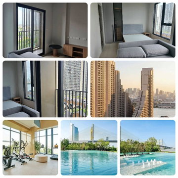 🔥ด่วน ห้องไปไวมากกก Code: 26KJ4135 ให้เช่า NUE Riverest Ratburana ✅ Add Line @kjcondo (มี@ข้างหน้าด้วยนะคะ)