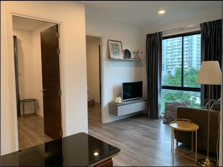 picture [VR0646] 🔥 18,500/Month | Brown Condo Ratchada 32 | 2BR Corner Unit 47.37 sqm 4th Fl. Cat-Friendly | Full Built-in🔥 - 1/8