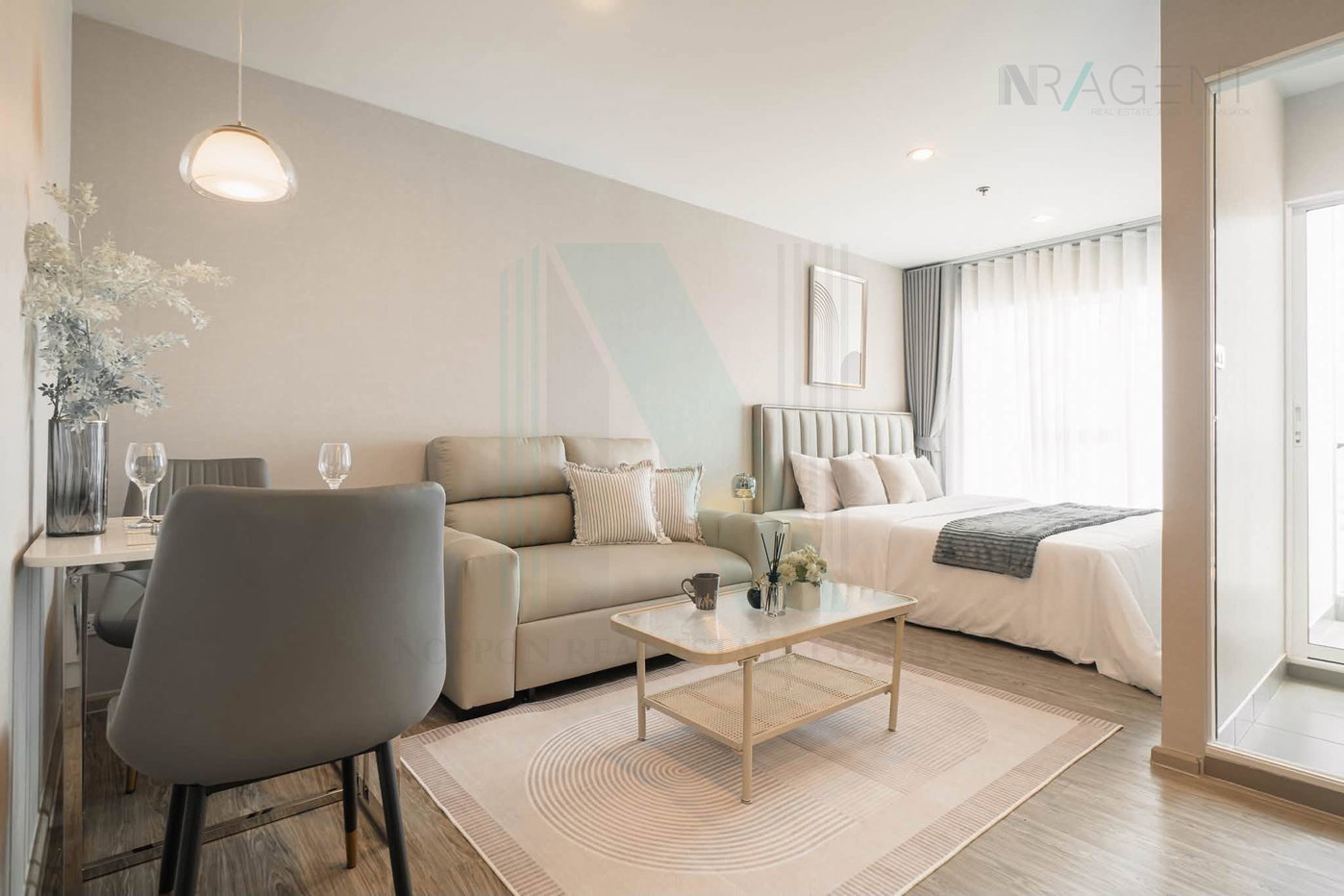 picture 🎊 For Rent Condo REGENT HOME BANGNA Building B, Floor 31,Studio, Room size 28.00 sqm - 1/8