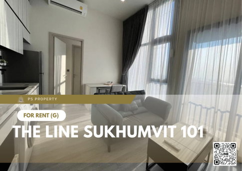 For rent 📍 THE LINE Sukhumvit 101 📍 Fully furnished and equipped with electrical appliances, near BTS Punnawithi