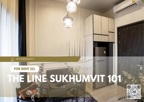 For rent ✨ THE LINE Sukhumvit 101 ✨ complete furniture and electrical appliances, near BTS Punnawithi.