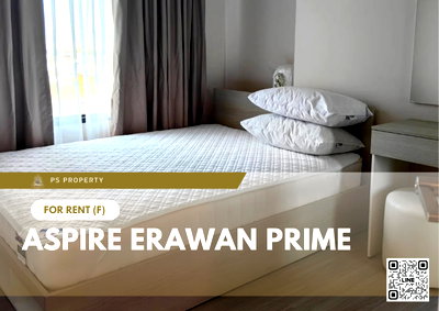 Condos for rent : For rent 📍 Aspire Erawan Prime 📍 Right next to BTS Chang Erawan station (0 meters). Ready to move in.