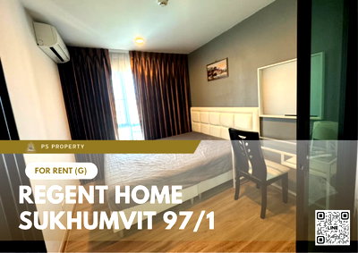 คอนโดให้เช่า : ให้เช่า ✨ Regent Home Sukhumvit 97/1 ✨ เฟอร์นิเจอร์ และ เครื่องใช้ไฟฟ้าครบ ใกล้ BTS ปุณณวิถี