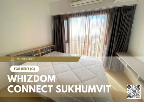 For rent ✨ Whizdom Connect Sukhumvit ✨ Beautifully decorated, fully furnished, with appliances, near Punnawithi BTS station.