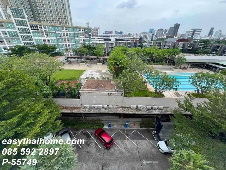 รูป P-55749 🔥 ให้เช่าคอนโด Garden Asoke - Rama 9 ขนาด 33 ตรม. ชั้น 7 พร้อมเข้าอยู่ ใกล้ MRT พระราม 9 & เพชรบุรี Line ID: @easythaihome 085-592-2897 - รูปที่ 6/8