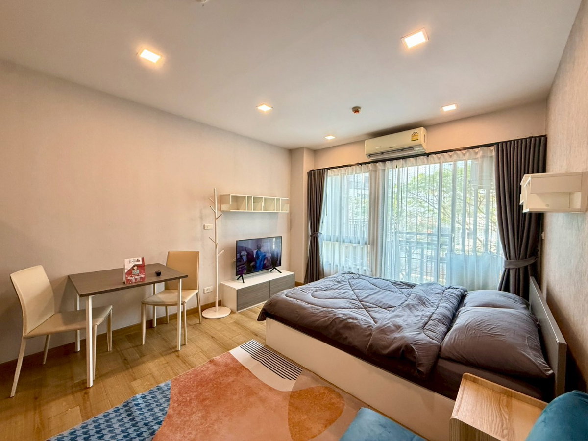 picture 7,500 THB Studio 🚩😍 Madrid Building, 3rd floor, fully furnished, with washing machine. Beautiful room, great value! 🥰💖 - 7/21