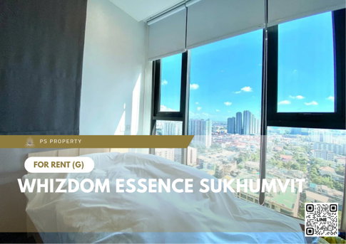ให้เช่า ✨ Whizdom Essence Sukhumvit ✨ เฟอร์นิเจอร์ เครื่องใช้ไฟฟ้าครบ ใกล้ BTS ปุณณวิถี