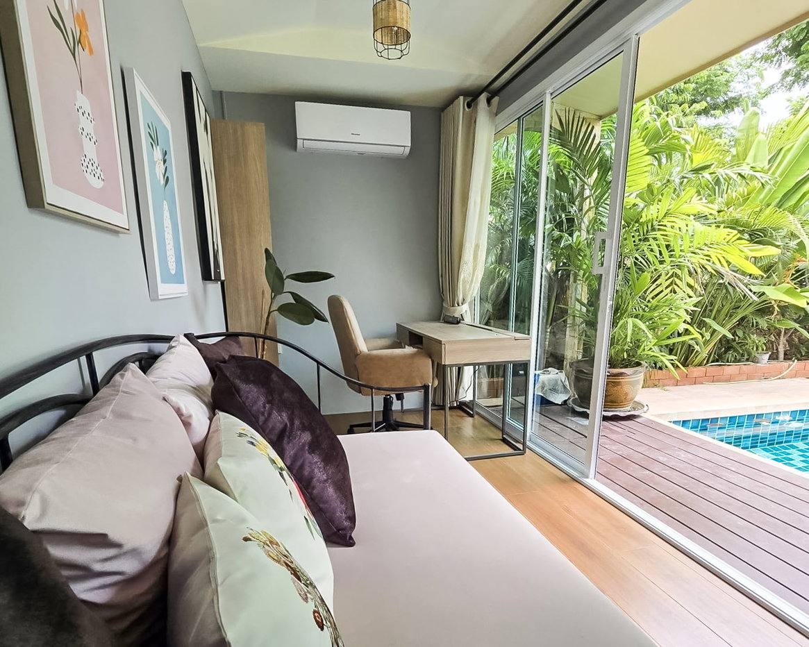 picture 3 Bedroom Modern Loft Mediterranean Pool Villa for Rent Pattaya - 3/16