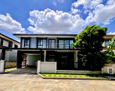Houses for sale Bangkok : For Sale House , Casa Ville Watcharapol-Permsin , nice view , wide frontage , O Ngoen , Sai Mai , Bangkok , CX-167521 ✅ Live chat with us ADD LINE @connexproperty ✅