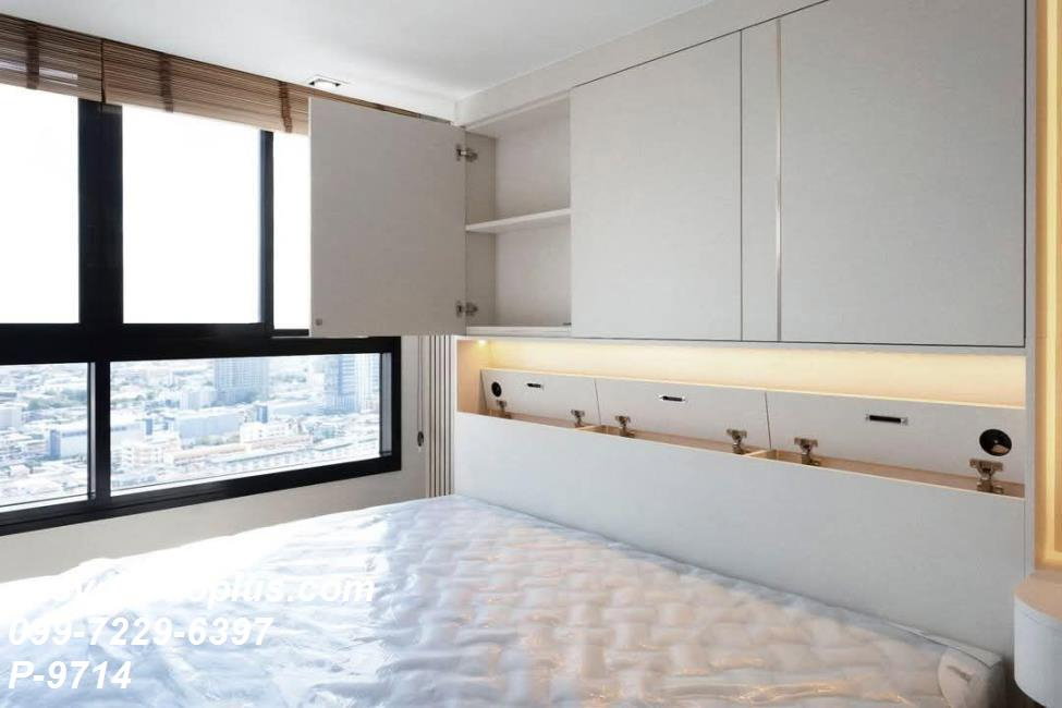 รูป 🏷 P-9714 | IDEO Charan 70 - Riverview : คอนโด Duplex เพดานสูง แต่งบิวต์อินครบ ใกล้ MRT บางพลัด 25,000 บ. | Line ID: @easycondoplus | 099-229-6397 - รูปที่ 8/18