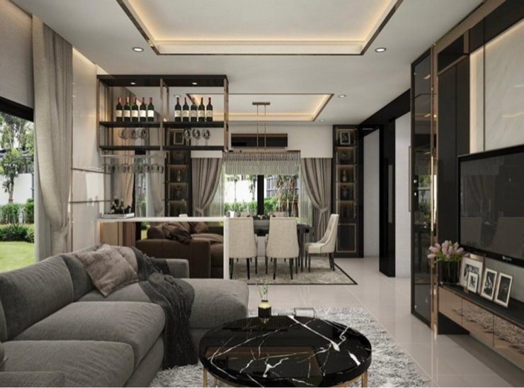 รูป ให้เช่าบ้านเดี่ยว เศรษฐสิริ | บ้านหรูให้เช่า พร้อมเฟอร์นิเจอร์ | ใกล้พัฒนาการ ศรีนครินทร์ กรุงเทพกรีฑา - รูปที่ 4/27
